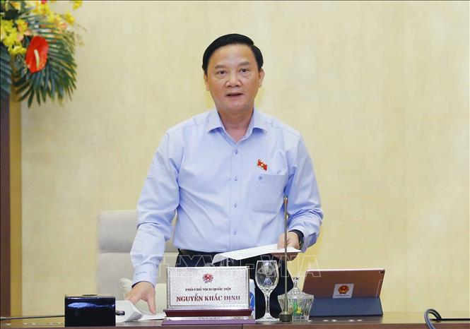 Phó Chủ tịch Quốc hội Nguyễn Khắc Định. Ảnh: Doãn Tấn/TTXVN