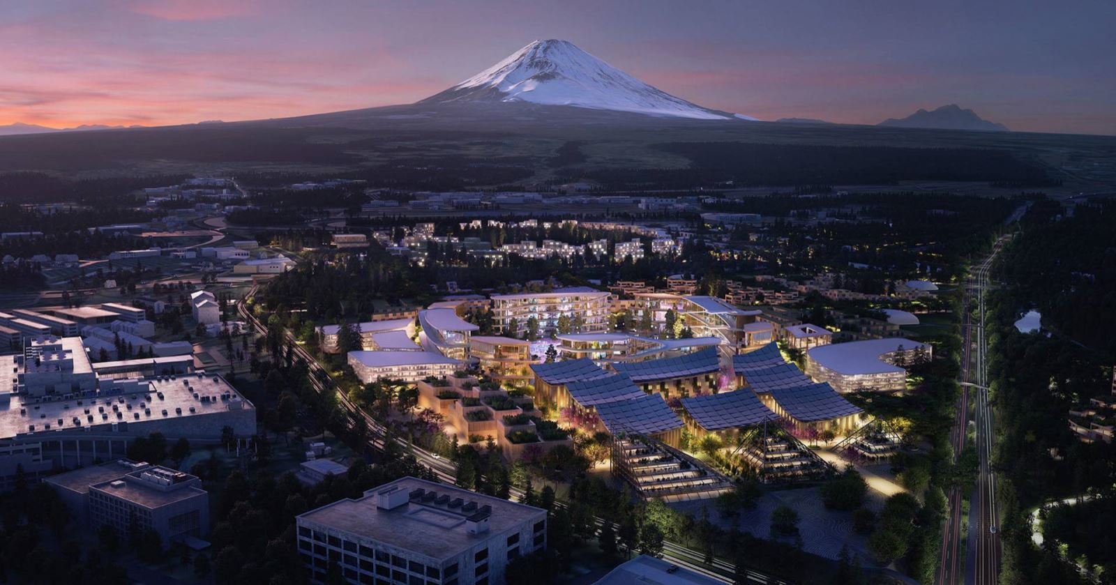 Toyota Motor Corp. đang hướng tới mục tiêu xây dựng thành phố Woven tọa lạc ở chân núi Phú Sĩ. Ảnh: Kyodo