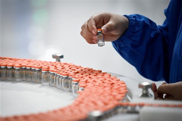 Vaccine ngừa Covid-19 của công ty Trung Quốc Sinovac. (Ảnh: AFP/TTXVN)