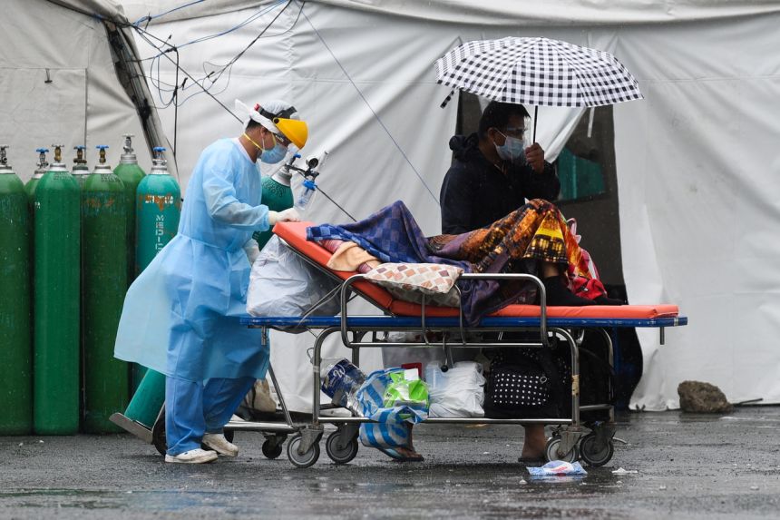 Philippines đã ghi nhận kỷ lục ca nhiễm mới trong ngày 11/9, với 26.303 ca. Ảnh: Reuters 