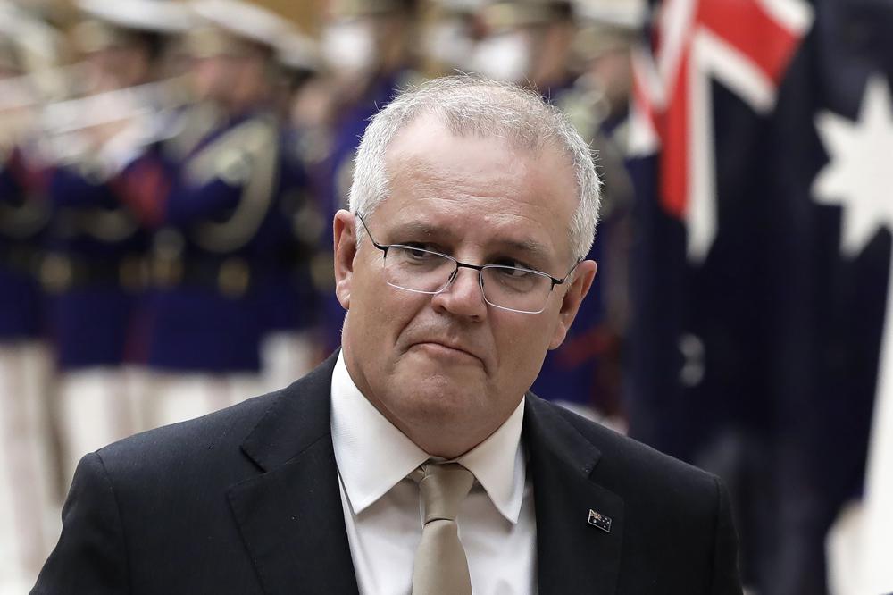 Thủ tướng Australia Scott Morrison. Ảnh: AP