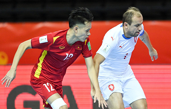 Đội tuyển futsal Việt Nam gặp Nga ở vòng 1/8 FIFA Futsal World Cup 2021 diễn ra ngày 22-9 tới. (Ảnh: VFF)