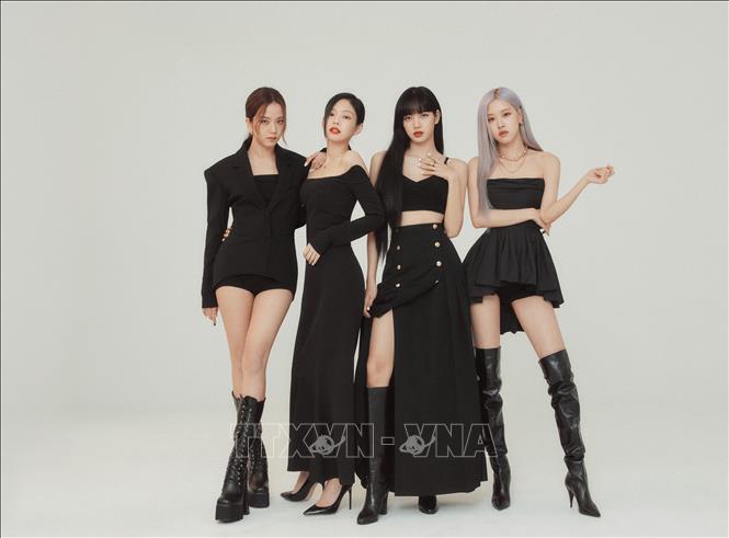 Các thành viên nhóm nhạc nữ BLACKPINK. Ảnh: Yonhap/TTXVN