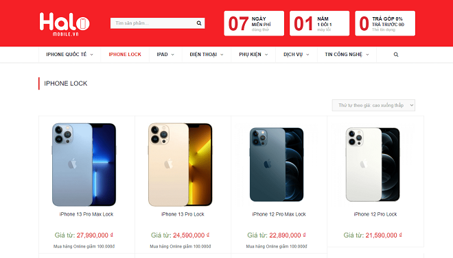 Đức Huy Mobile là cửa hàng bán iPhone lock hàng đầu cả nước