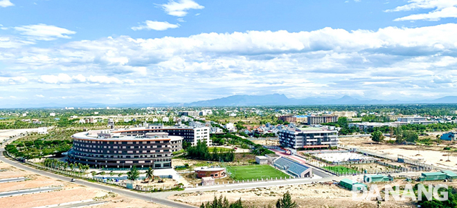  The site of the FPT Boarding School project dedicated to COVID-19-caused orphans. Photo:  TRIEU TUNG