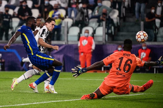 Chiesa mang chiến thắng về cho Juventus trước nhà vô địch Chelsea. (Nguồn: Getty Images)