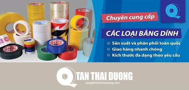 Tân Thái Dương: cung cấp băng keo băng dính top 1 Hà Nội