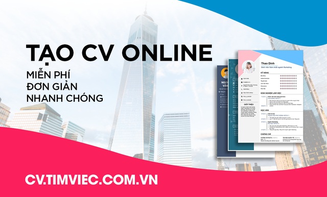 7 lợi ích ứng viên nhận được khi tạo CV online trên website Cv.timviec.com.vn