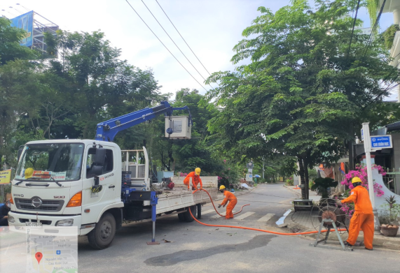 PC Đà Nẵng hoàn thành các công trình cung cấp điện trạm bơm chống ngập