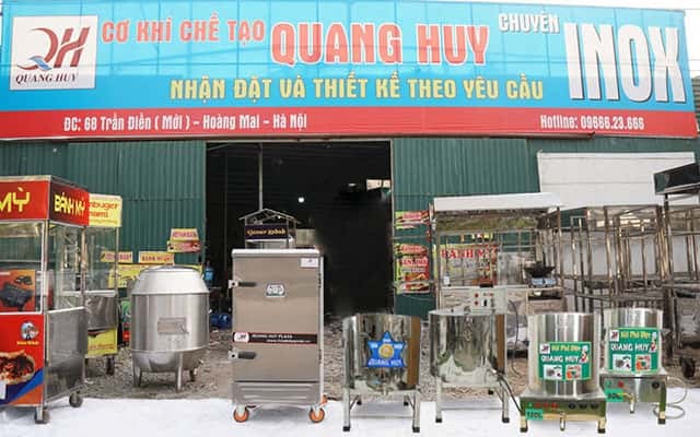 Tủ nấu cơm công nghiệp Quang Huy lựa chọn tiết kiệm, bền bỉ theo thời gian