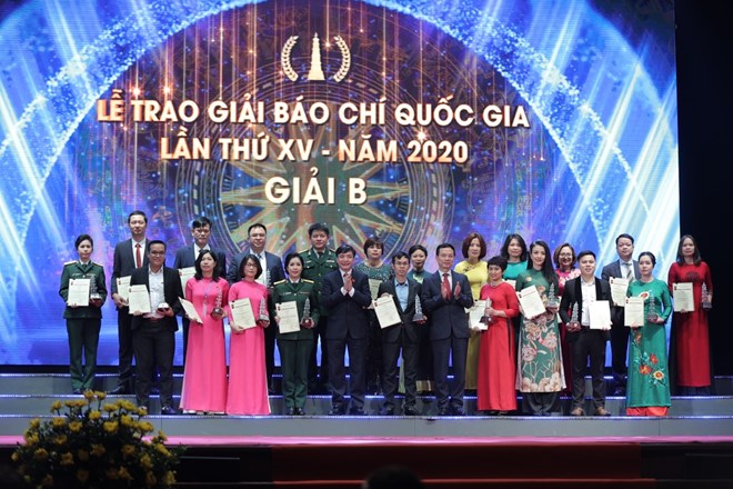 Lễ trao Giải Báo chí Quốc gia lần thứ XV, năm 2020
