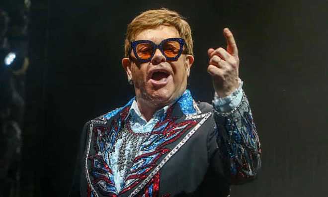 Danh ca Elton John biểu diễn tại Madrid,  Tây Ban Nha vào năm 2019. Ảnh: Getty Images