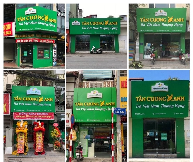 Tân Cương Xanh - hệ thống cửa hàng trà Việt Nam thượng hạng.