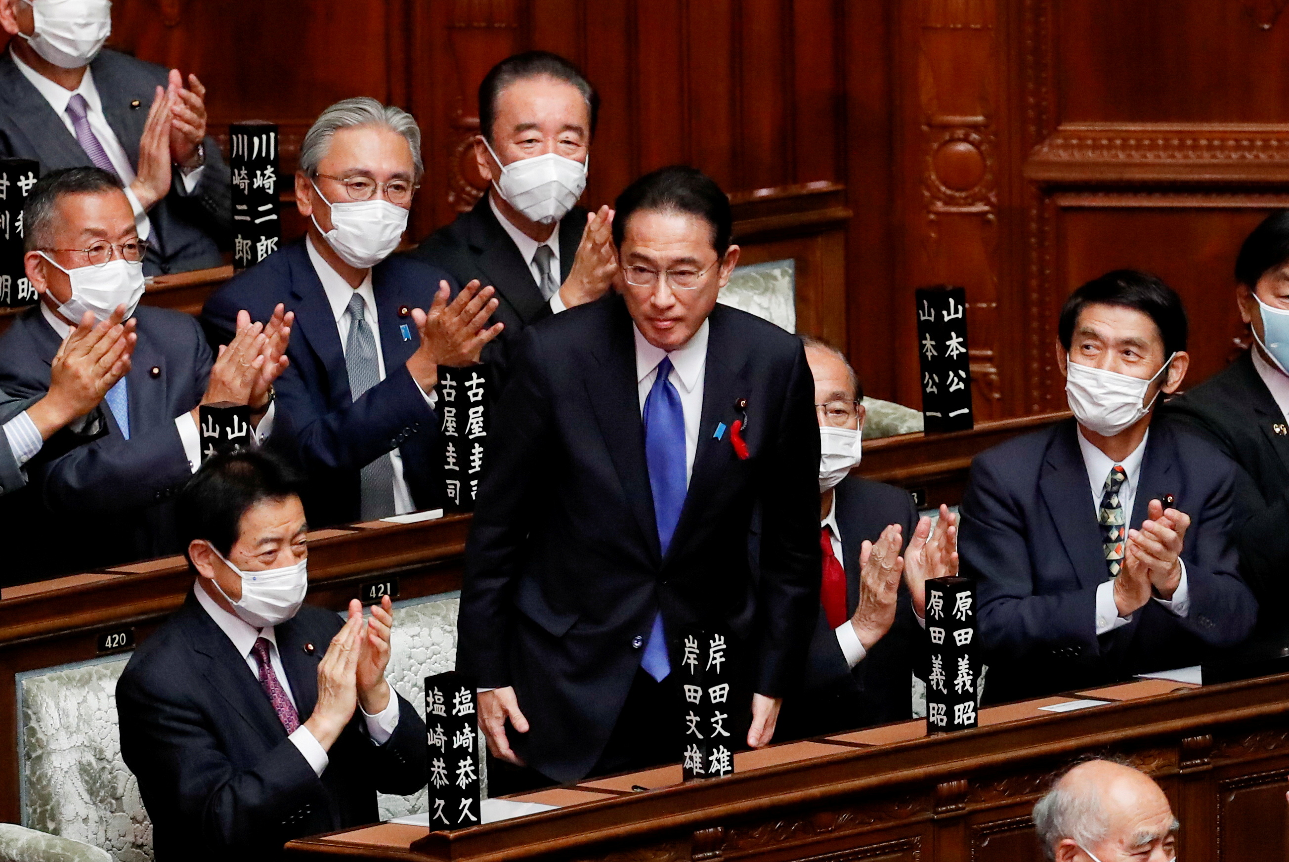 Ông Kishida Fumio giành được 311/458 phiếu tại Hạ viện và chính thức trở thành Thủ tướng của Nhật Bản. 				Ảnh: Reuters