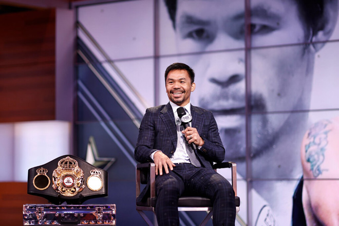 Ông Manny Pacquiao (42 tuổi) muốn tranh cử Tổng thống Philippines.  Ảnh: Getty Image