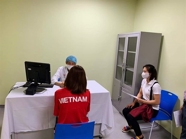 To prepare for the SEA Games 31, staff and service staff will be fully vaccinated. (Photo: VNA)