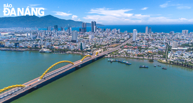 A corner of Da Nang viewed from above. Photo: XUAN SON