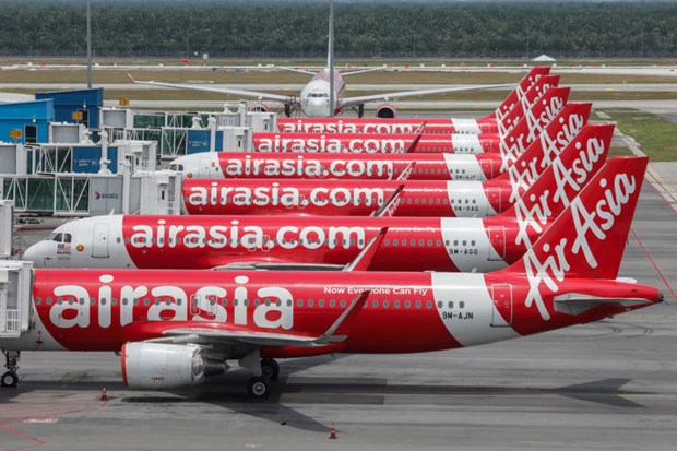 Máy bay của hãng hãng không AirAsia. (Nguồn: AP)