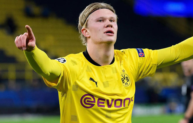Erling Haaland từ lúc rời Red Bull Salzburg đến Dortmund đã ghi 68 bàn thắng trong 67 lần ra sân. Ảnh: Getty Images