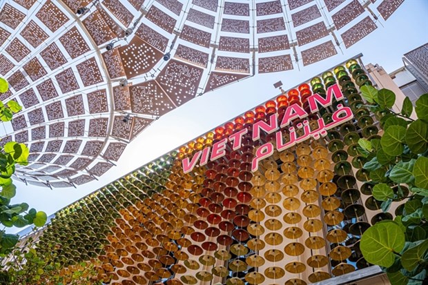 The Vietnam Pavilion at the Expo 2020 Dubai complex. (Photo: VNA)