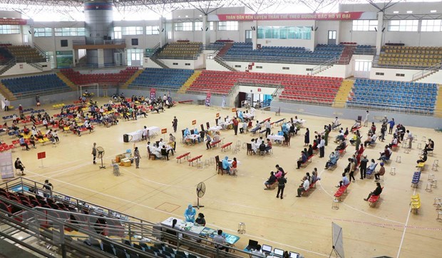 A vaccination site in Viet Tri city (Photo: VNA) 