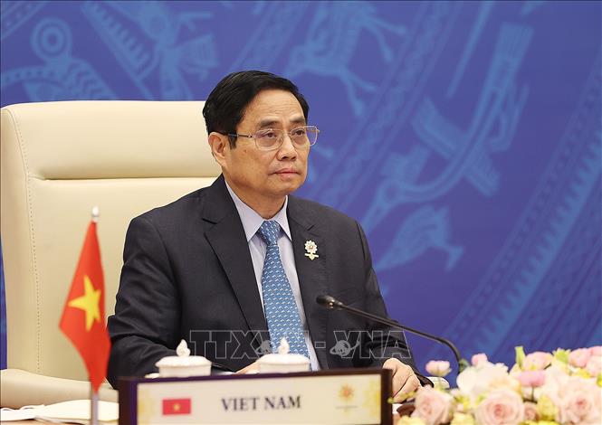 Thủ tướng Phạm Minh Chính tham dự Hội nghị cấp cao ASEAN lần thứ 38. Ảnh: Dương Giang/TTXVN