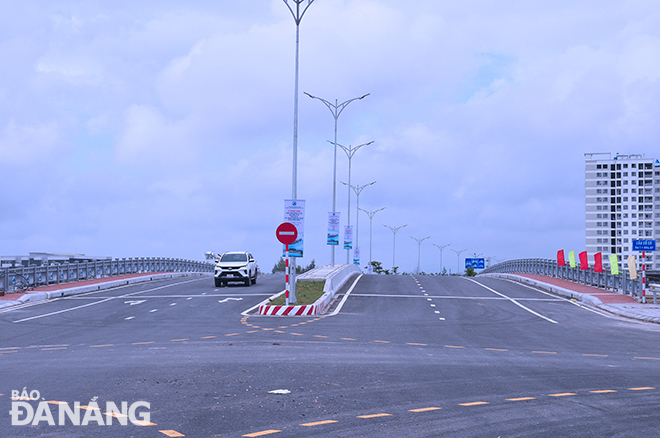 A view of the new bridge after the opening ceremony. Photo: THANH LAN