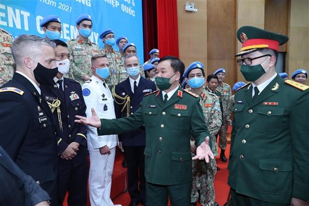 Việt Nam lần đầu ra mắt Đội Công binh tham gia gìn giữ hòa bình