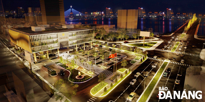 Độc đáo thiết kế kiến trúc Trung tâm Hành chính quận Hải Châu