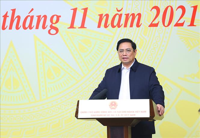 Thủ tướng Phạm Minh Chính: Chuyển đổi số trước mắt là phục vụ phòng, chống dịch và khôi phục, phát triển kinh tế - xã hội