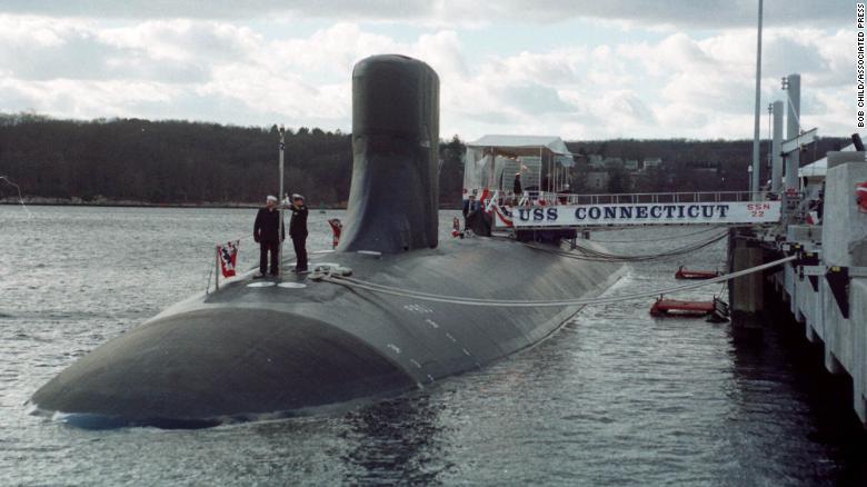 Tàu USS Connecticut ở Groton, Connecticut ngày 11/12/1998. Ảnh: AP