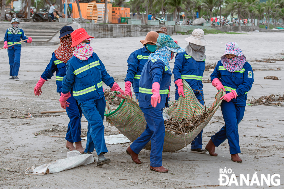 Workers ramping up their efforts to keep up with the work progress.