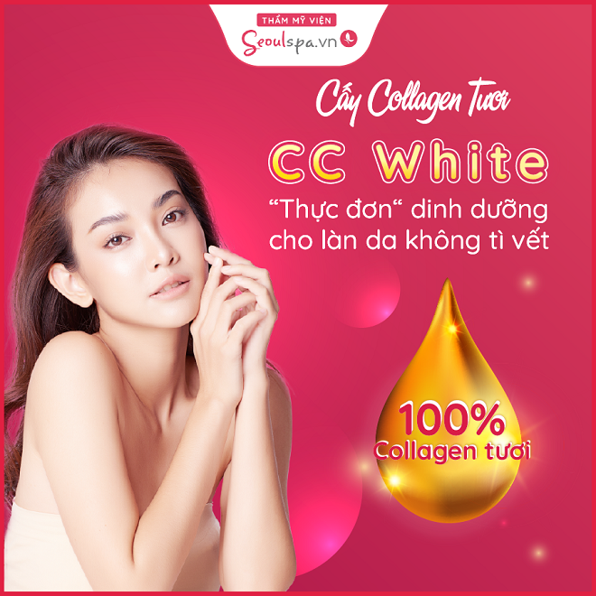 Tút lại làn da, nhan sắc sau liệu trình cấy collagen tươi.