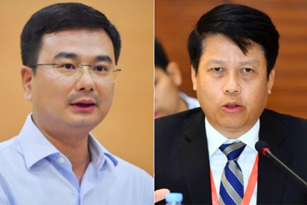 Ông Phạm Thanh Hà (bên trái) và ông Phạm Tiến Dũng (bên phải). Ảnh: baochinhphu.vn