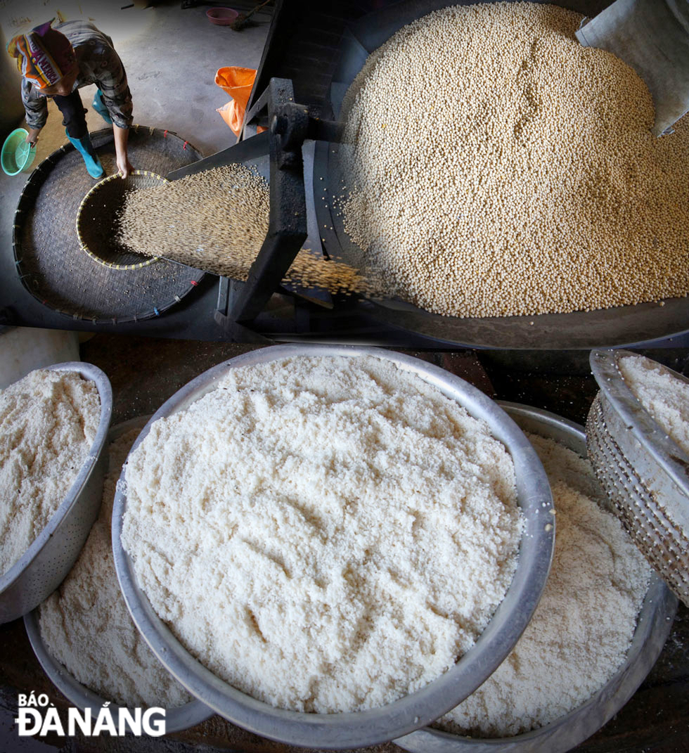 The main ingredients of the sauce are glutinous rice and soybeans