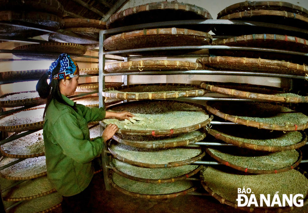 Glutinous rice has been fermented