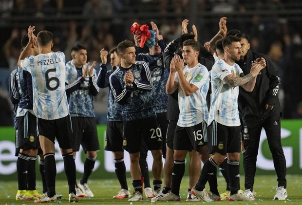 Argentina là đội bóng thứ 13 có suất dự World Cup 2022. (Nguồn: AP)