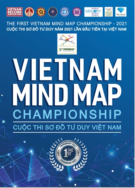 The first Viet Nam Mind Map Championship held by the Vietnam Records Institute attracted 9,989 candidates aged 6-17, of whom 120 have entered next month’s finals. (Photo Courtesy of the institute)