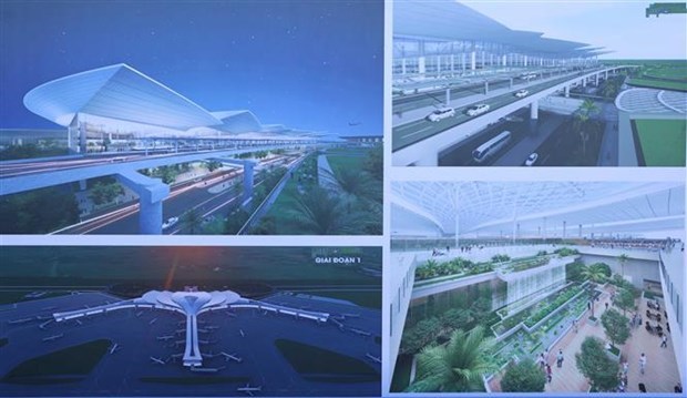 Graphic designs of some facilities of the Long Thanh International Airport project. (Photo: VNA)
