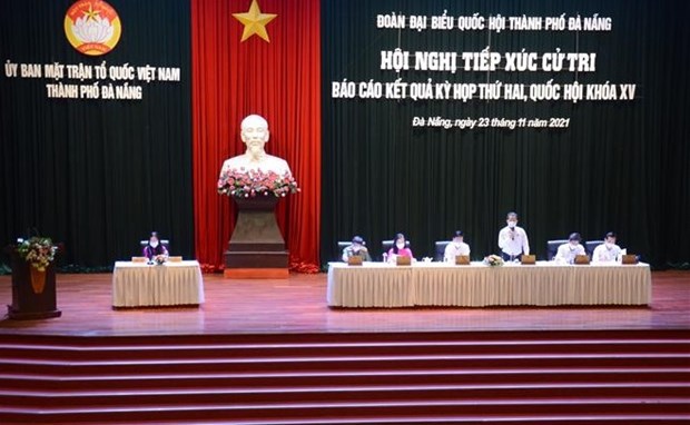 The meeting between NA deputies of Da Nang city and local voters on November 23 (Photo: VNA)