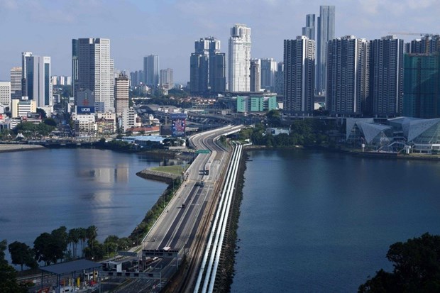 A view of the causeway linking Malaysia’s southern state of Johor and Singapore. (Photo: AFP)