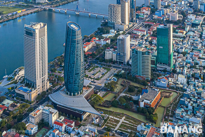 The planning area of the square in the Da Nang Administrative Centre . Photo: TRIEU TUNG