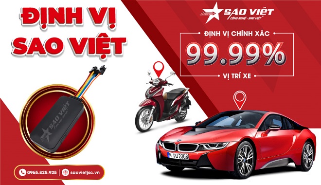 Định vị xe máy Sao Việt – Giải pháp chống trộm tốt nhất hiện nay