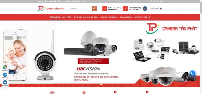 Lắp đặt camera Tấn Phát - Công ty lắp đặt camera quan sát tại TP. Hồ Chí Minh