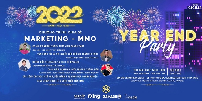 Chương trình chia sẻ Marketing - MMO & YEAR END PARTY 2022