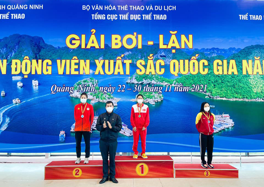 Đà Nẵng giành hạng Nhì toàn đoàn giải Bơi vô địch quốc gia 2021