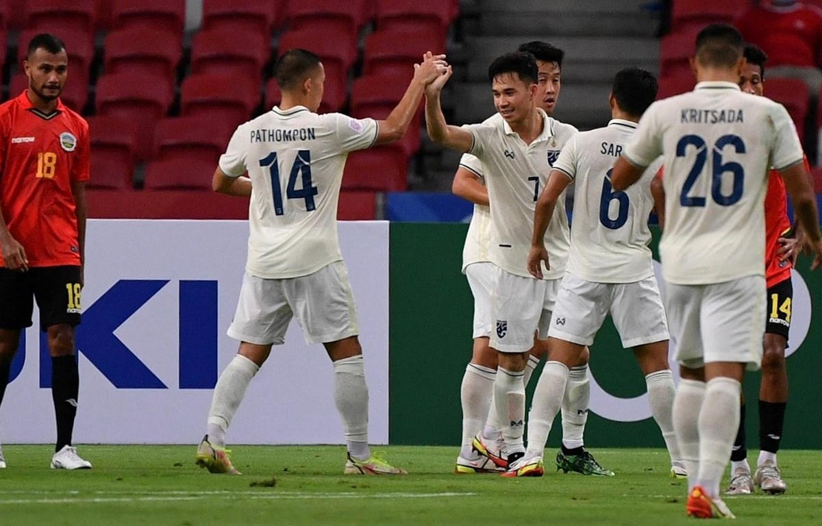 Thái Lan mở màn AFF Cup 2020 thuận lợi. 