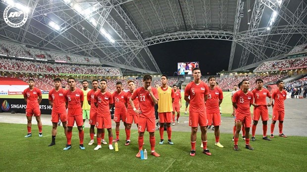 Đội tuyển Singapore giành chiến thắng 3-0 trước Myanmar trong ngày đầu ra quân tại AFF Cup 2020. (Nguồn: goal.com)