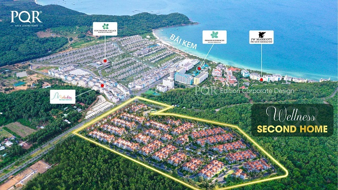 Dự án bất động sản Wellness - Sun Tropical Village tại Nam Phú Quốc.