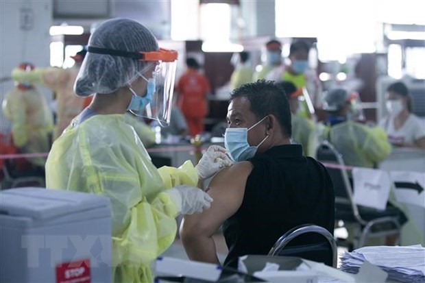 The Lao Ministry of Health announced on December 12 that a total of 1,274 new COVID-19 cases. (Photo: Xinhua/VNA)